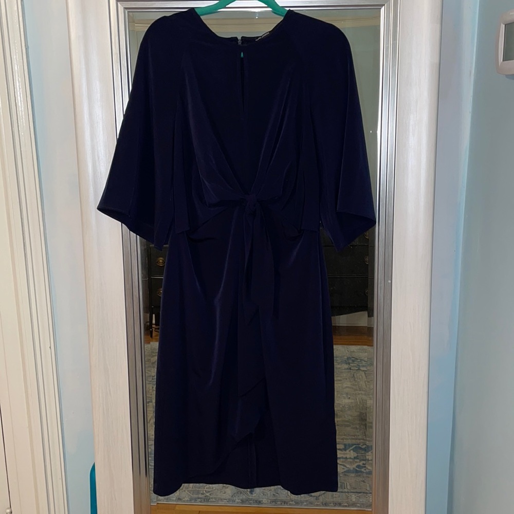 EUC Maggie London navy blue dress